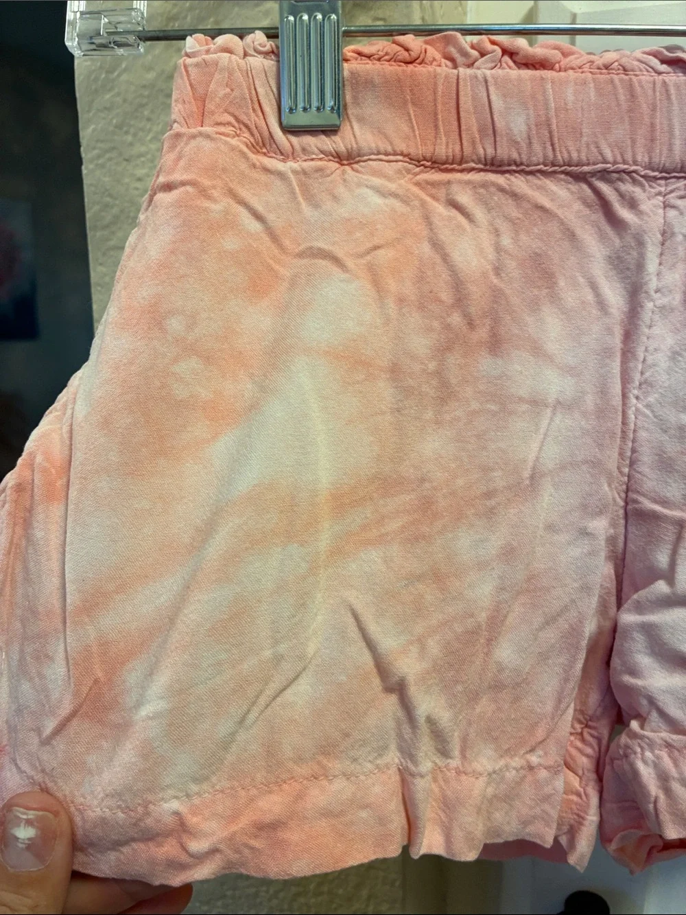 3 for $15 🦋🦋 Girls Roxy Girl  Pink and white Tie-Dye Lounge Shorts